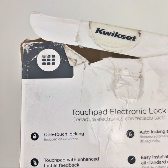 Kwikset Smartcode 270 Touchpad Electronic Lock Satin Nickel Finish - Picture 8 of 8